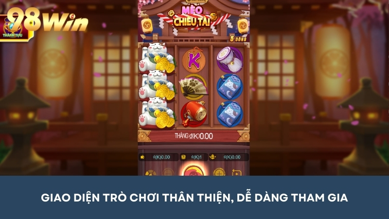 Giao diện trò chơi bắt mắt