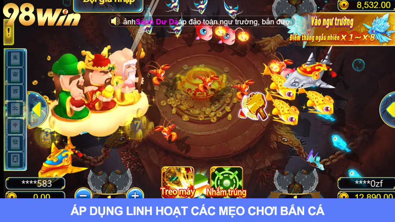 Nguyên tắc áp dụng các mẹo chơi bắn cá TP