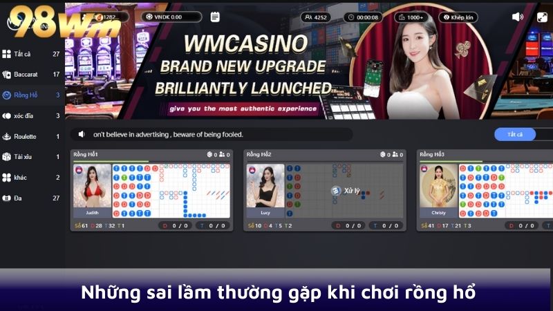 Những sai lầm thường gặp khi chơi